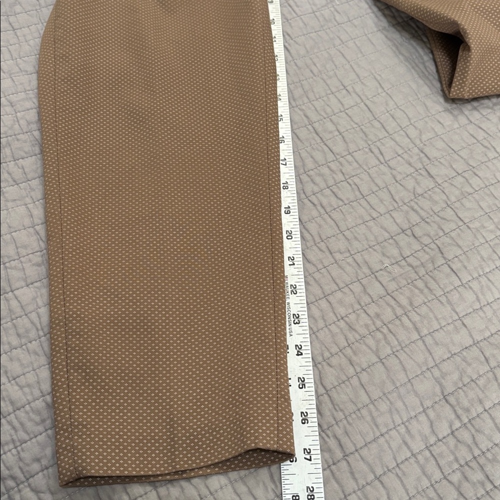 Liverpool Skinny Leg Ankle Length Trousers Ditzy Floral Khaki Size 14/32 - Picture 9 of 9